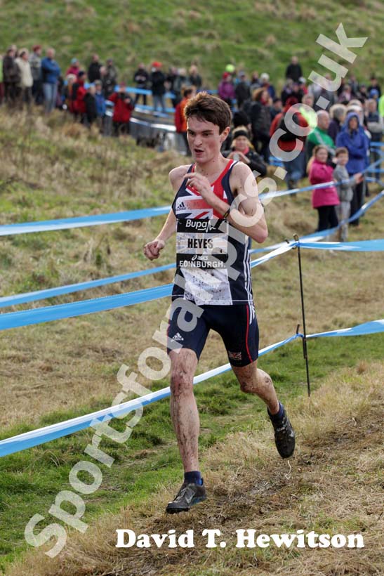 Andrew Heyes (GB) during the Senior Mens BUPA Great Edinburgh Cross country. Photo: David T. Hewitson/Sports for All Pics